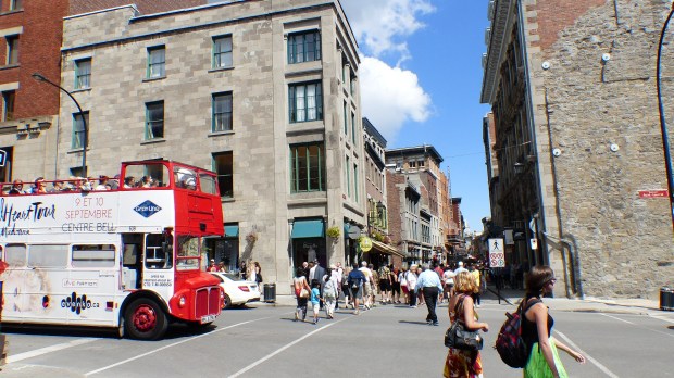 Downtown Montreal ähnelt mit siner architektonischen Vielfalt ein wenig Manhattan.