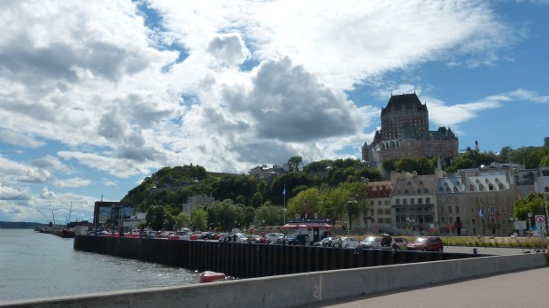 Über allem tront das Chateau Frontenac. Weltkulturerbe ist das alles.