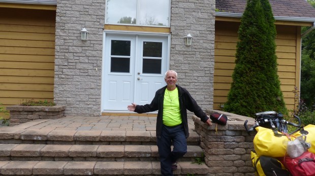 Nancys Schloss und der glückliche Gast.