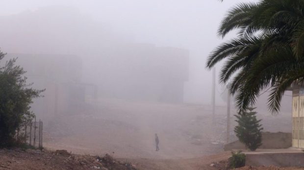 Morgennebel in Hassi Berkane