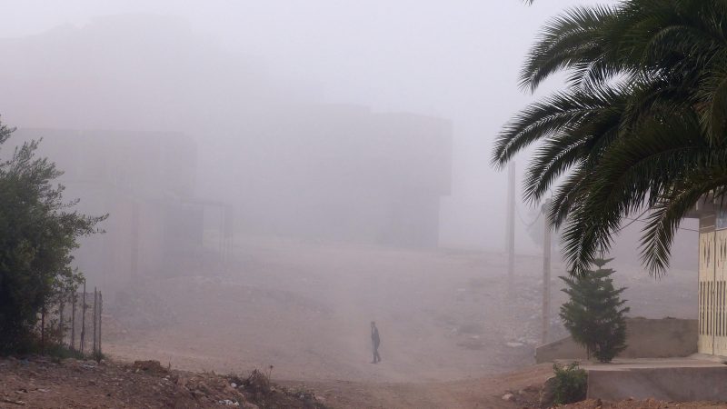 Morgennebel in Hassi Berkane